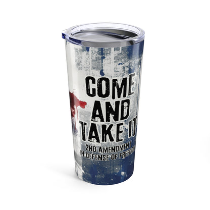 20oz Skull Tumbler - Bold Freedom Design, Perfect for Patriotic Celebrations