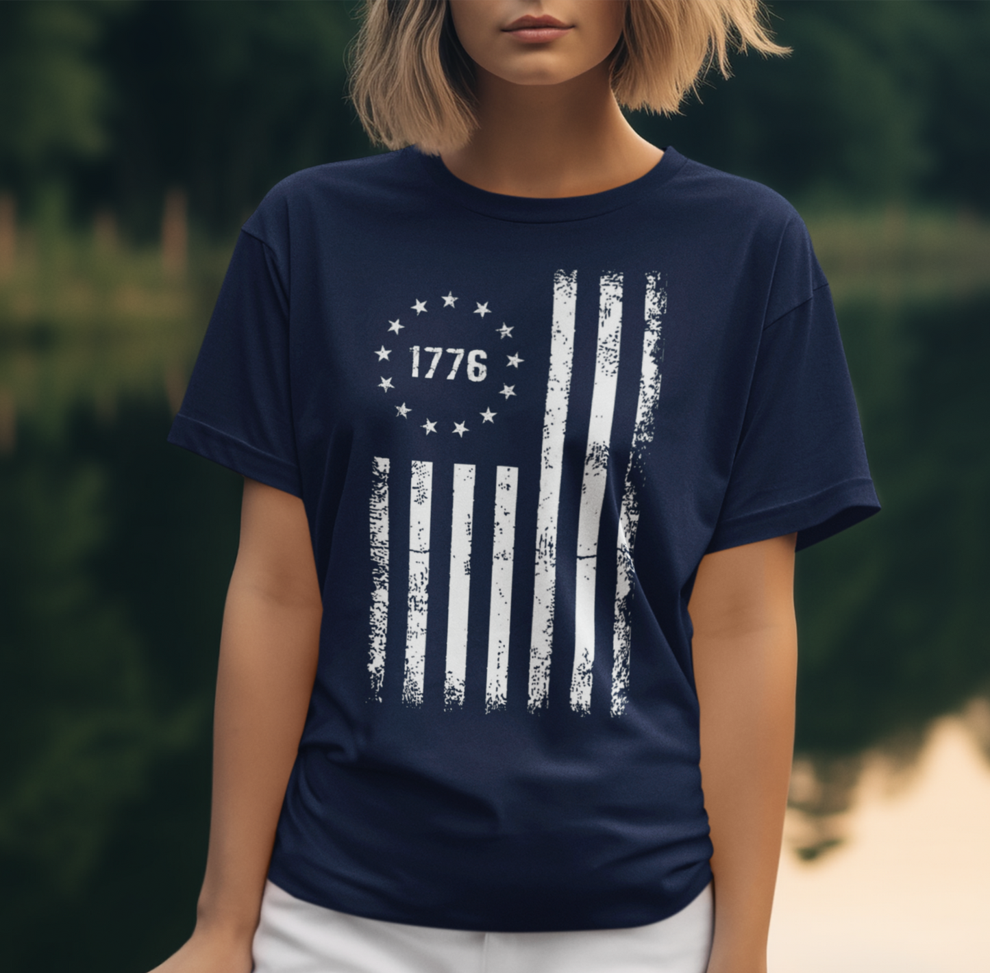 1776 Flag Unisex T-Shirt, Patriotic Tee for Celebrating Our Founding, USA History Shirt, July 4th Tee, American Flag Shirt, Independence Day