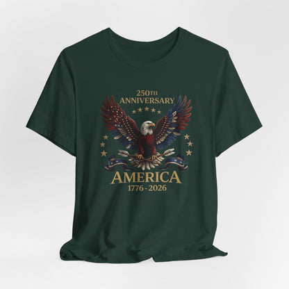 America 250th Anniversary Eagle T-Shirt — 1776–2026 Patriotic Tee