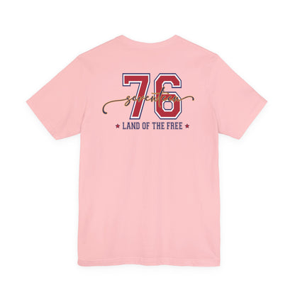 1776 America Tee — 'Land of the Free' Patriotic T‑Shirt