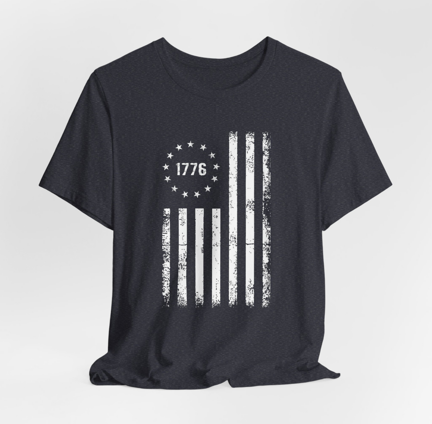 1776 Flag Unisex T-Shirt, Patriotic Tee for Celebrating Our Founding, USA History Shirt, July 4th Tee, American Flag Shirt, Independence Day