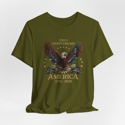 America 250th Anniversary Eagle T-Shirt — 1776–2026 Patriotic Tee