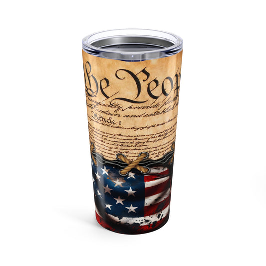 Patriotic Tumbler 20oz | Inspirational Founding Documents Design