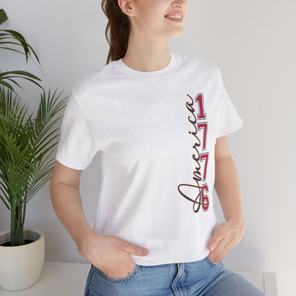 1776 America Tee — 'Land of the Free' Patriotic T‑Shirt