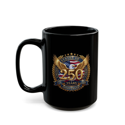 250th Anniversary Eagle Mug – Patriotic Commemorative Coffee Cup