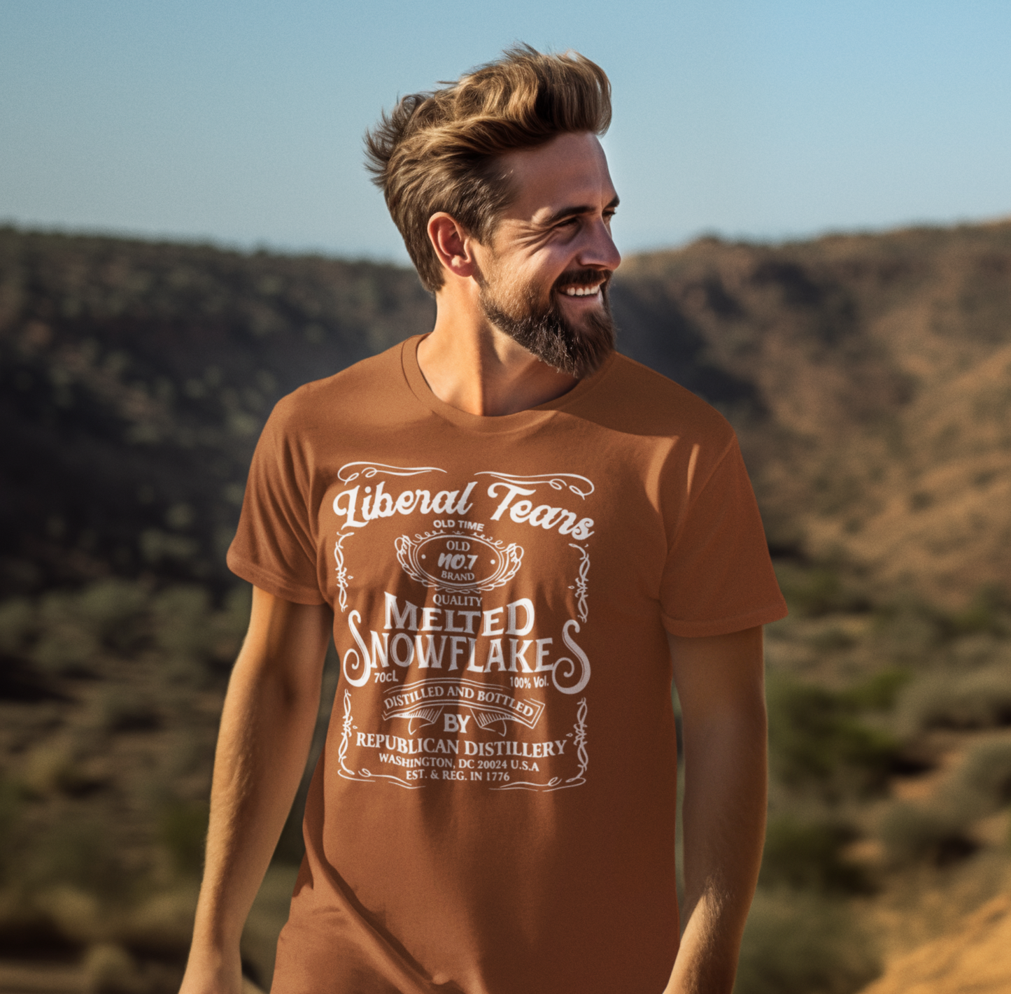 Liberal Tears Quality Melted Snowflakes Unisex T-Shirt, Political Statement, Independence Day Gift.