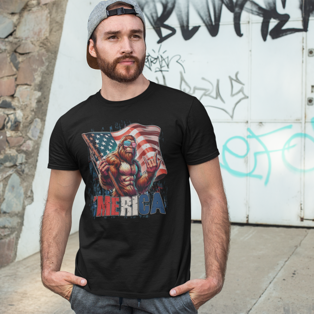 Patriotic Beast Unisex Tee, American Holidays Shirt, Independence Day Gift, Summer BBQ Attire, Funny Tee for Casual Wear - Old Glory 1776 Apparel