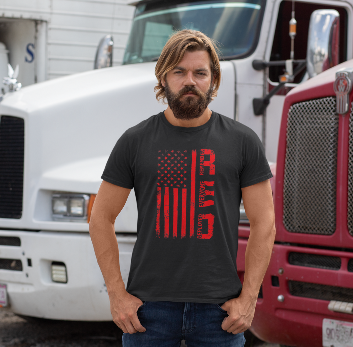 R.E.D Remember Everyone Deployed Unisex T-Shirt, Military Support Tee, Patriotic Shirt, Veteran Gift, Armed Forces Apparel