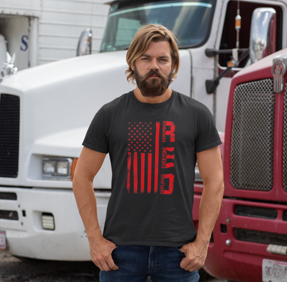 R.E.D Remember Everyone Deployed Unisex T-Shirt, Military Support Tee, Patriotic Shirt, Veteran Gift, Armed Forces Apparel