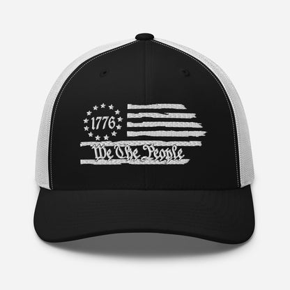 Patriotic Snapback Trucker Cap - We The People & 1776