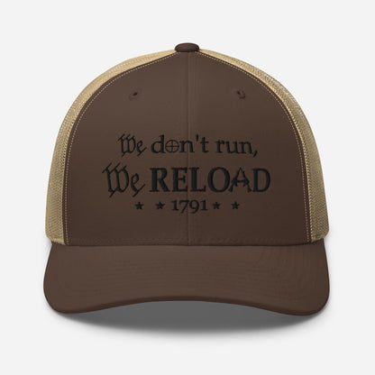 We Reload Snapback Trucker Cap - Casual Style for Reloading Enthusiasts