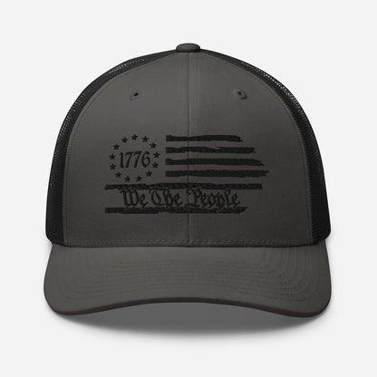 American Flag Snapback Trucker Cap - Stylish & Comfortable Hat for Outdoors and Events
