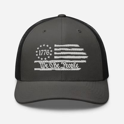 Patriotic Snapback Trucker Cap - We The People & 1776
