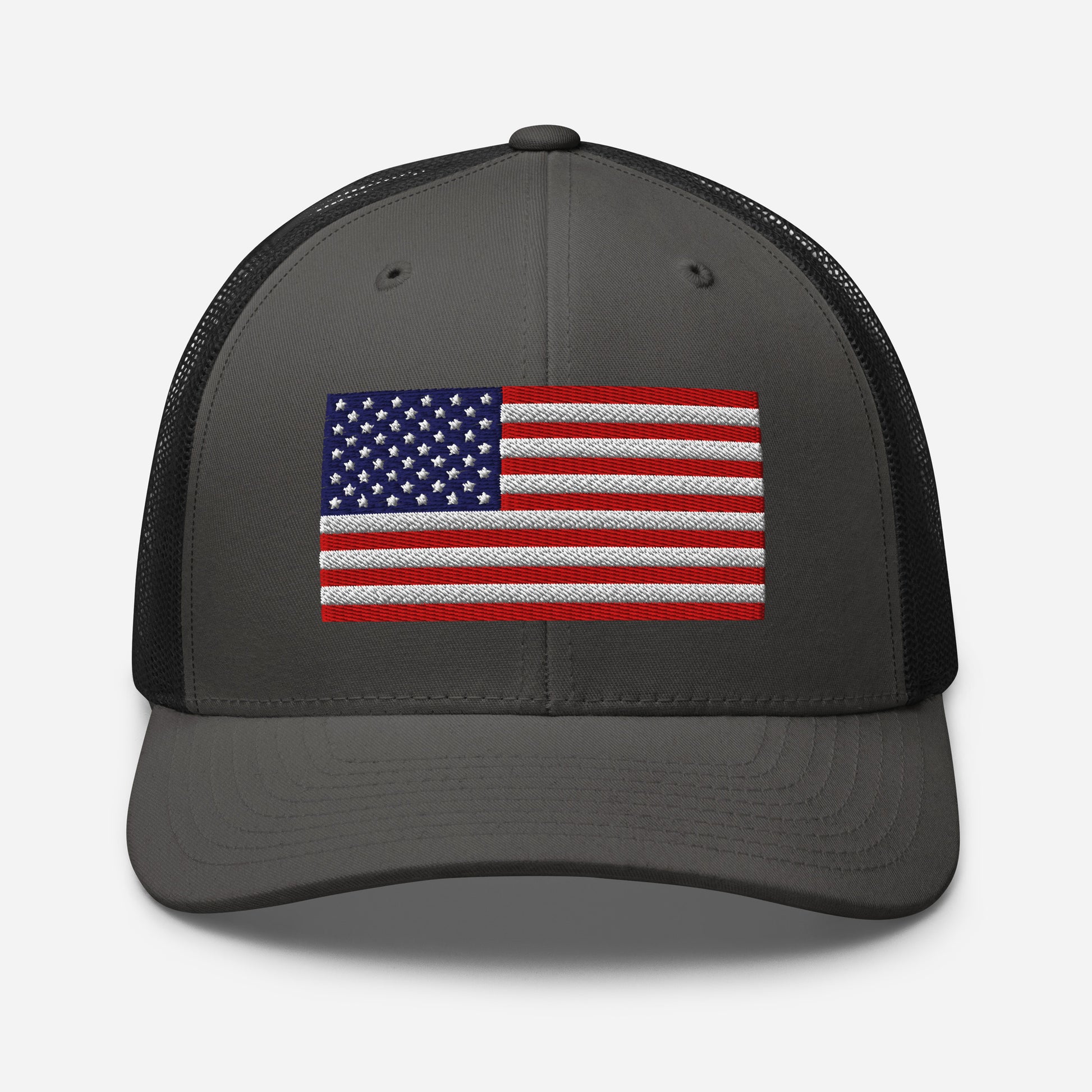 Patriotic Snapback Trucker Cap - USA Flag Design - Old Glory 1776 Apparel