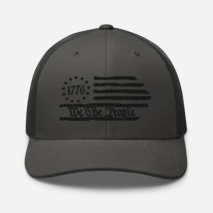 American Flag Snapback Trucker Cap - Stylish & Comfortable Hat for Outdoors and Events
