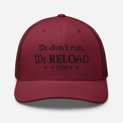 We Reload Snapback Trucker Cap - Casual Style for Reloading Enthusiasts