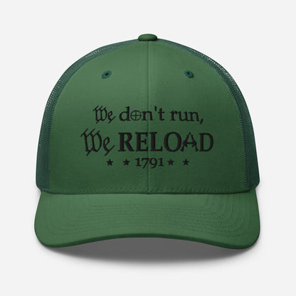 We Reload Snapback Trucker Cap - Casual Style for Reloading Enthusiasts