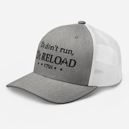 We Reload Snapback Trucker Cap - Casual Style for Reloading Enthusiasts