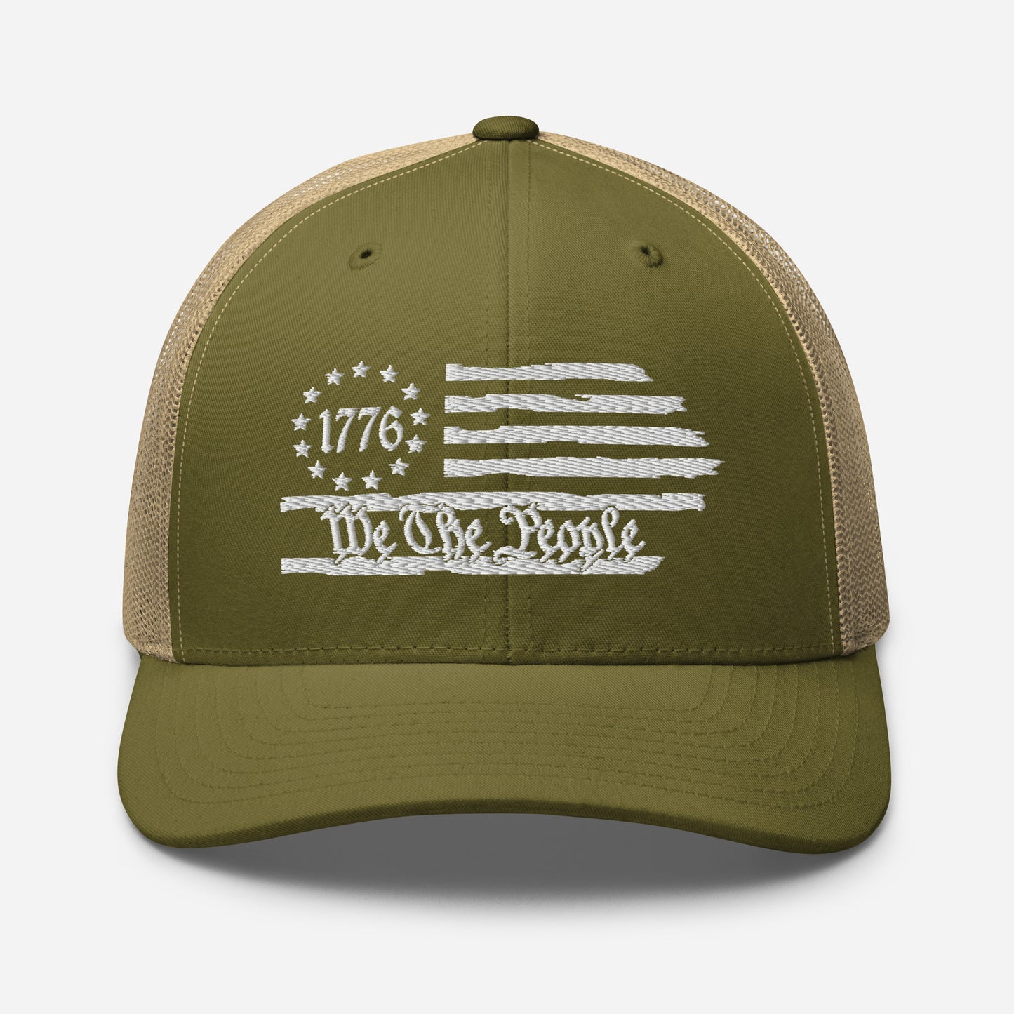 Patriotic Snapback Trucker Cap - We The People & 1776