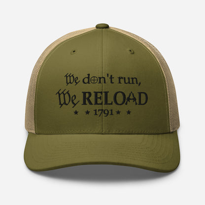 We Reload Snapback Trucker Cap - Casual Style for Reloading Enthusiasts