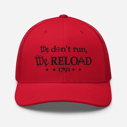 We Reload Snapback Trucker Cap - Casual Style for Reloading Enthusiasts