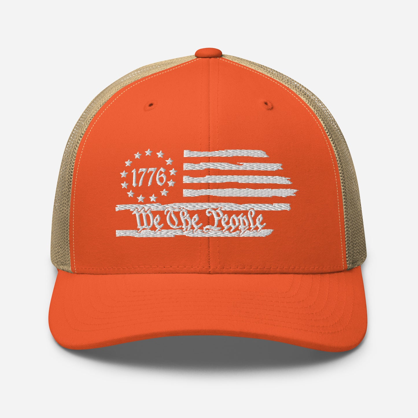 Patriotic Snapback Trucker Cap - We The People & 1776