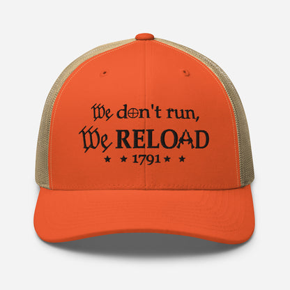 We Reload Snapback Trucker Cap - Casual Style for Reloading Enthusiasts