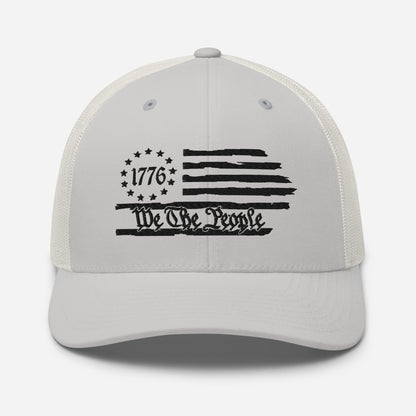 American Flag Snapback Trucker Cap - Stylish & Comfortable Hat for Outdoors and Events