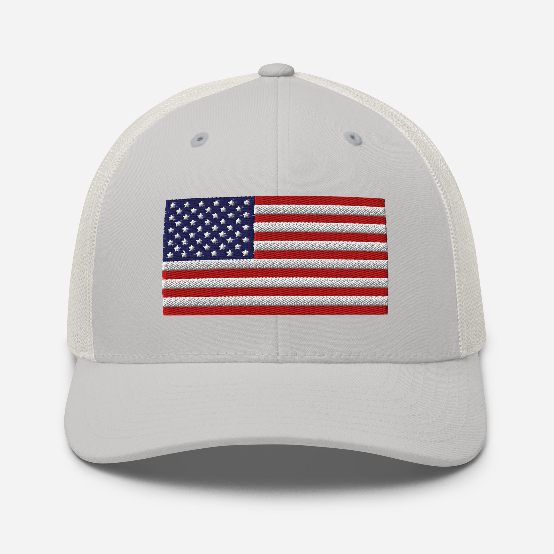 Patriotic Snapback Trucker Cap - USA Flag Design - Old Glory 1776 Apparel